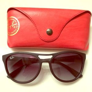 Rayban matte black sunglasses